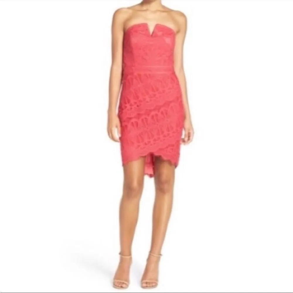 Adelyn rae lace strapless dress small - Image 3