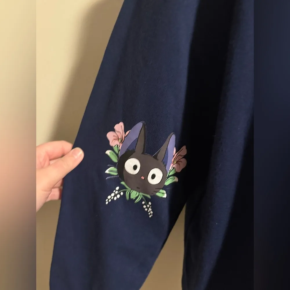 Preloved Navy Blue Her Universe Kiki's Delivery Service Jiji Sweater size 1 - Image 8