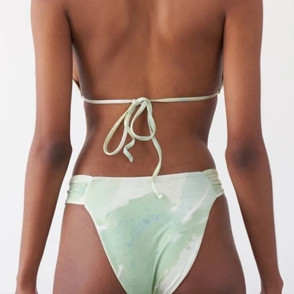Revel Rey Sorbet Camo Bikini Bottom Sz XS NWT Green - Image 11