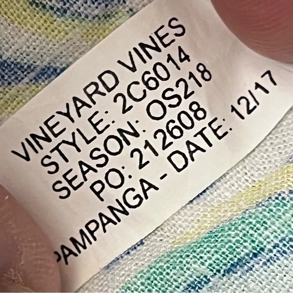 Vineyard Vines Women’s Tunic Blouse Dress Blue Green Geometric Print S Coastal - Image 6