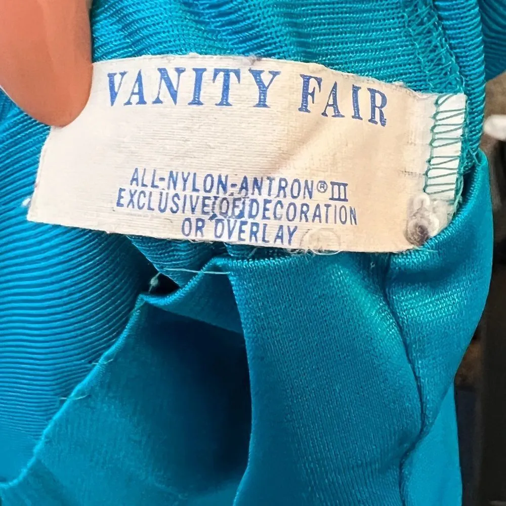 Vintage Vanity‎ Fair Nylon Robe Blue - Image 7