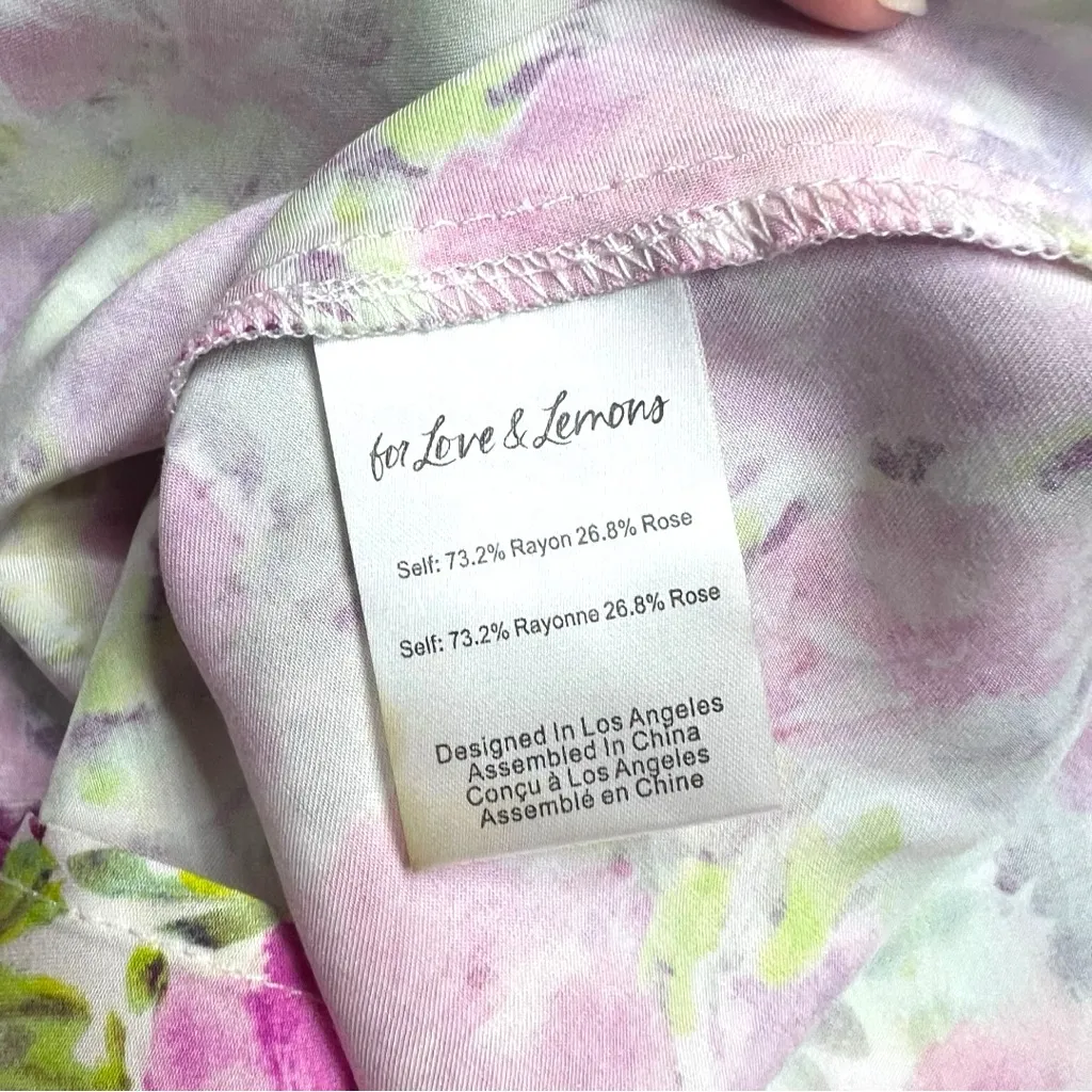 NWT For Love & Lemons Paulina Mini Dress Size Small - Image 11