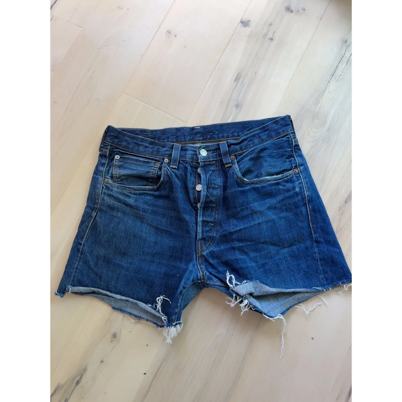 Levi's Vintage 501 XX Denim Cut Off Shorts Size 30" Selvage Big E ReSummer - Image 2