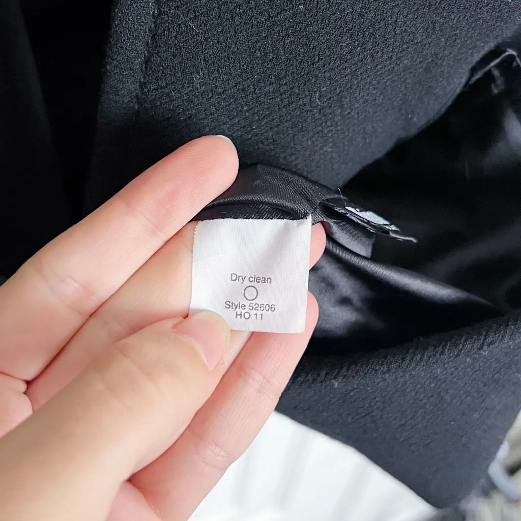 J Crew • Classic Lady Day Coat in Italian double-cloth wool Thinsulate® black - Image 10