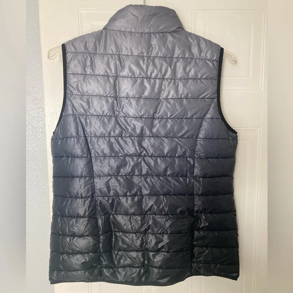 Jackson Hole Black Gray Puffer Vest Zippered Size XL - Image 2
