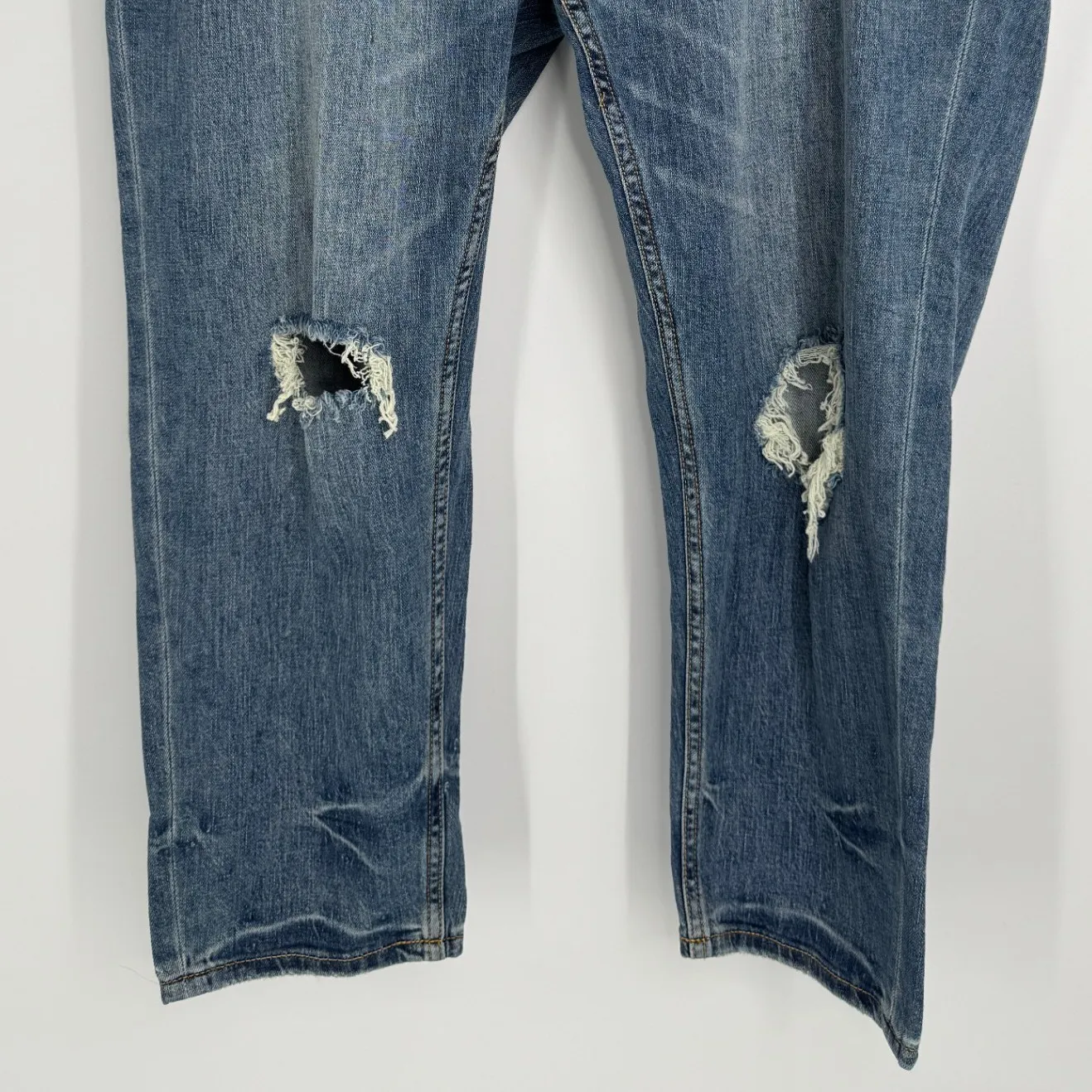 Anthropologie Pilcro Heritage Boyfriend Jeans 18W Distressed Medium Wash‎ NWT - Image 7