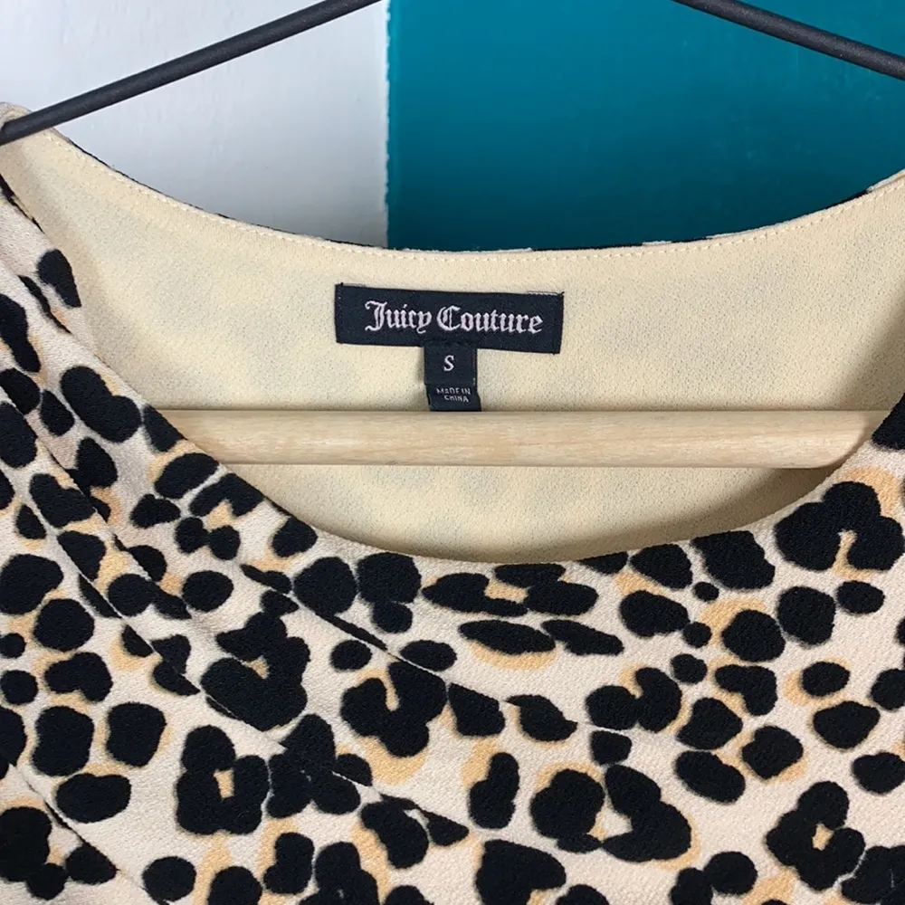 Juicy Couture animal print fitted ruched dress - Image 5