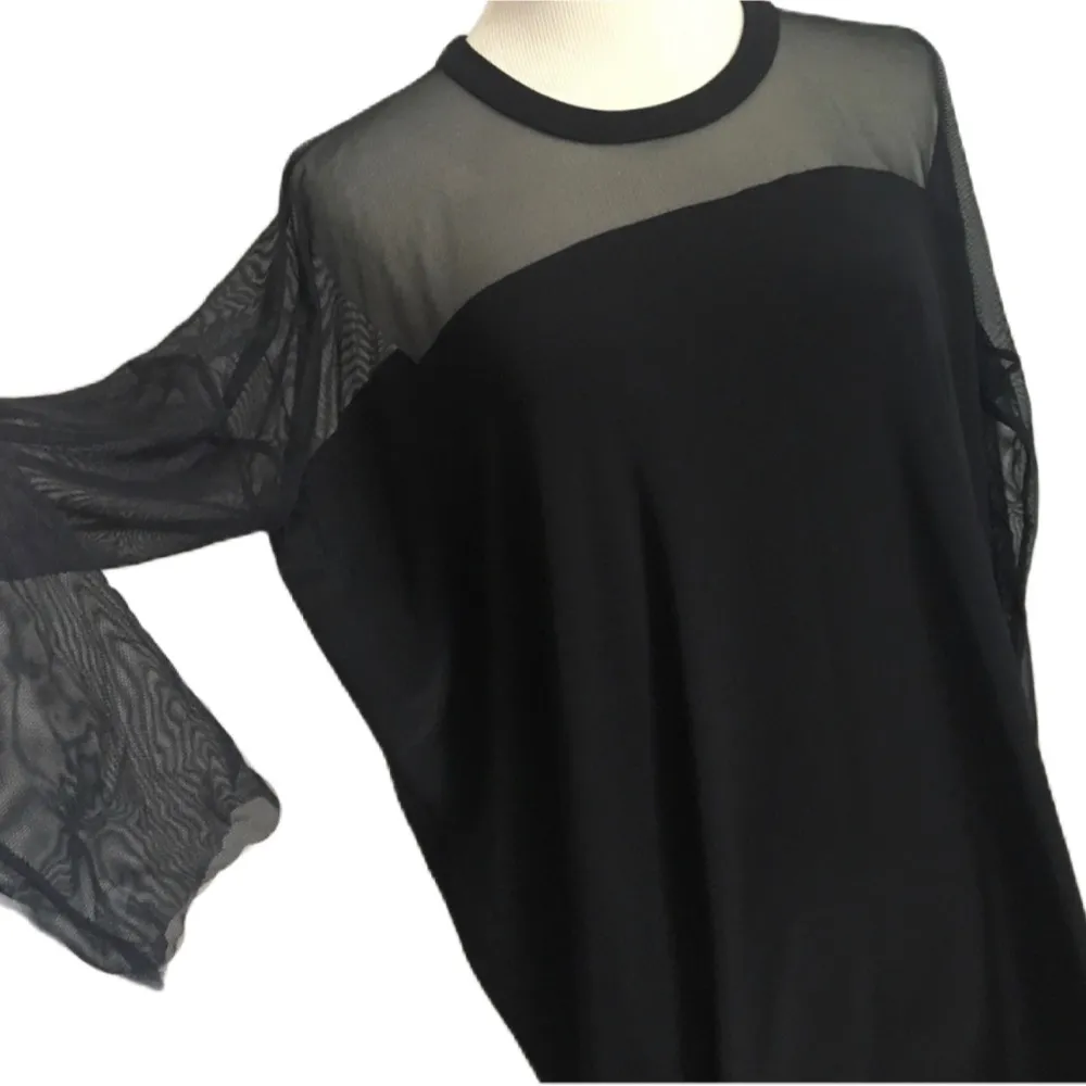 KAMALIKULTURE by Norma Kamali illusion top dress Sz small - Image 3