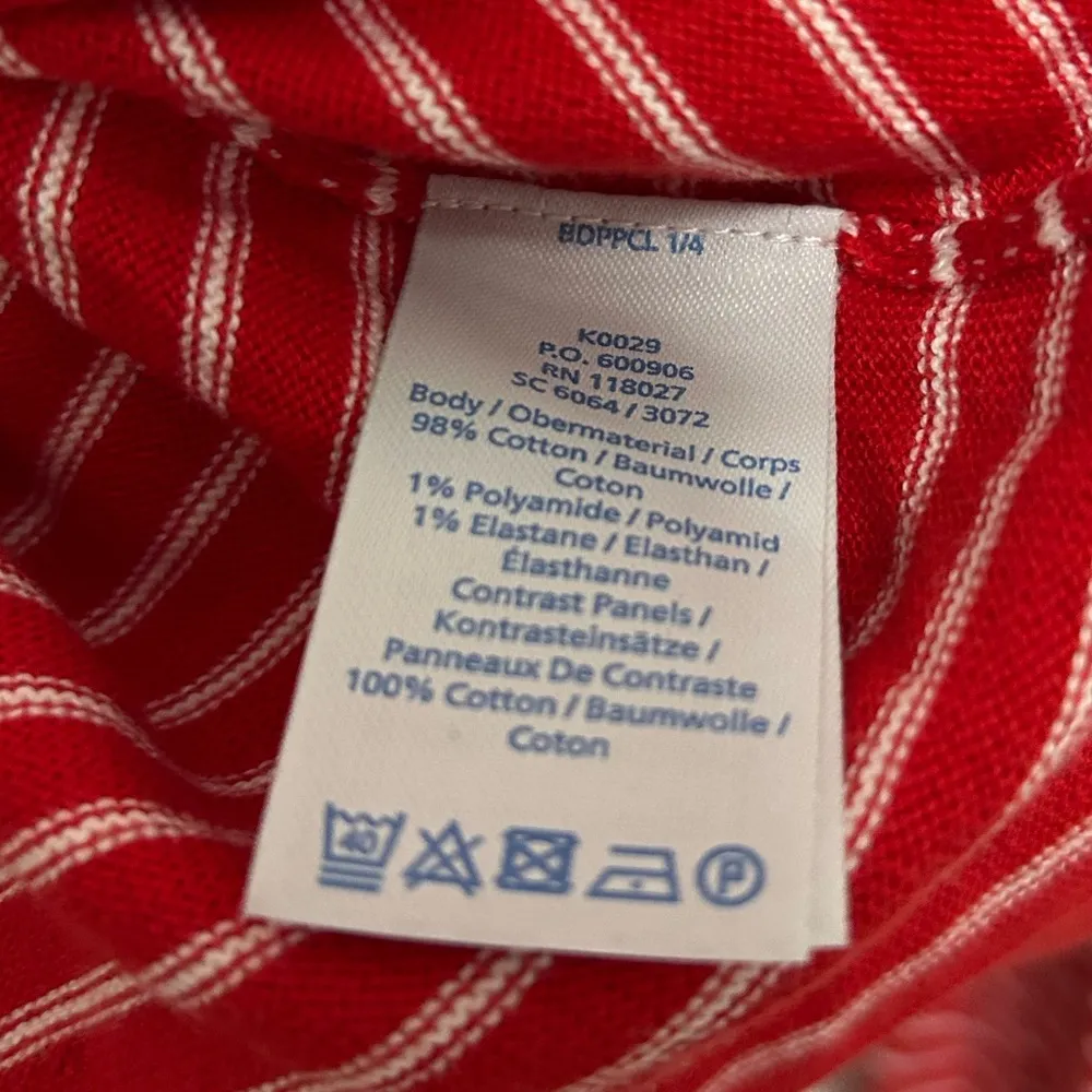 Boden Red and White Striped Top - Image 3