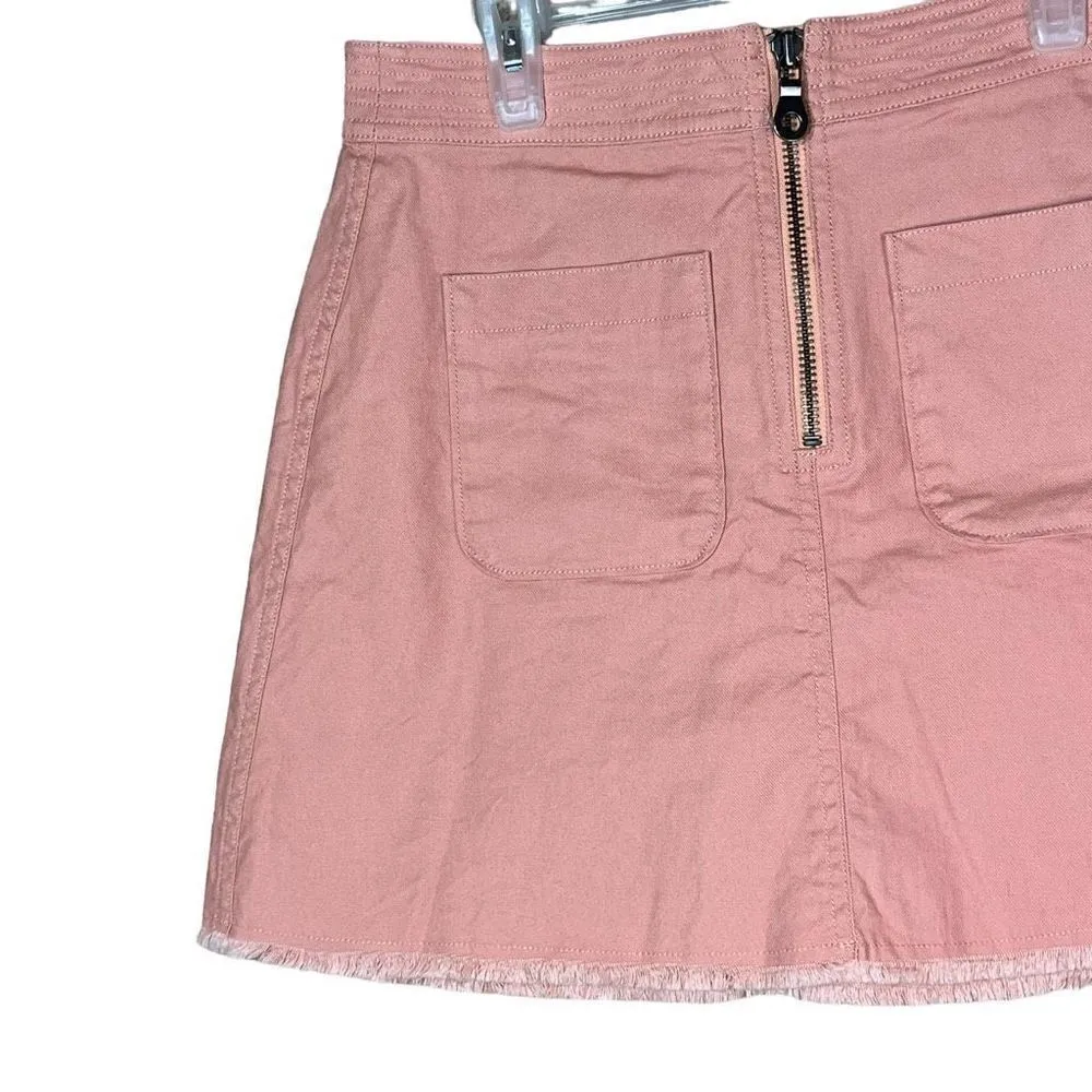 Madewell Pink A Line Skirt Size 0‎ - Image 3