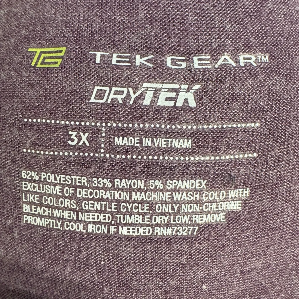 Tek Gear Purple Oversized Short Sleeve T-Shirt - Image 2