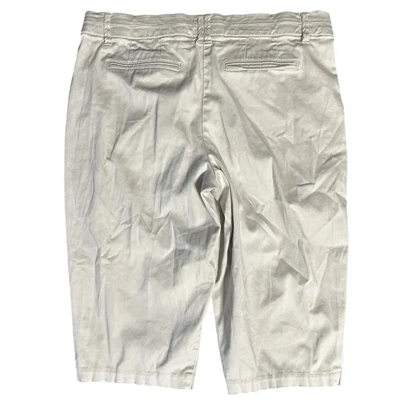 Charter Club Girls Flat Front Khaki Pants 6 Casual Uniform Preppy Light Academia - Image 2