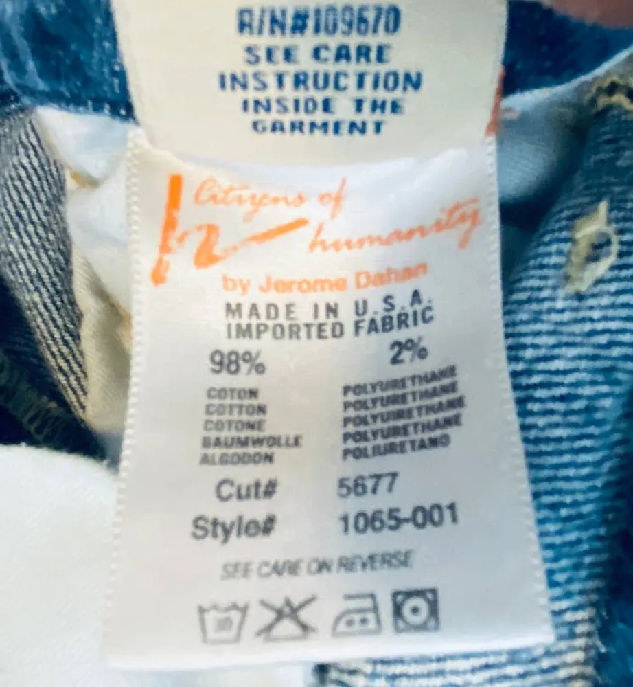 COH Citizens of Humanity Medium Wash Low Waist Full Leg Jeans Faye #003 Size 29 - Image 11