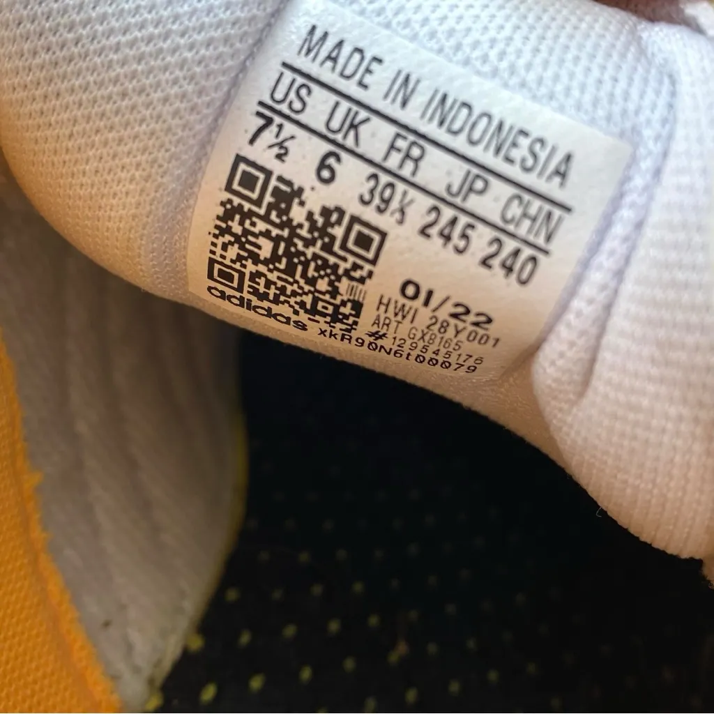 Adidas Women’s Grand Court Alpha White Flash Orange Sneaker Shoes - Image 9