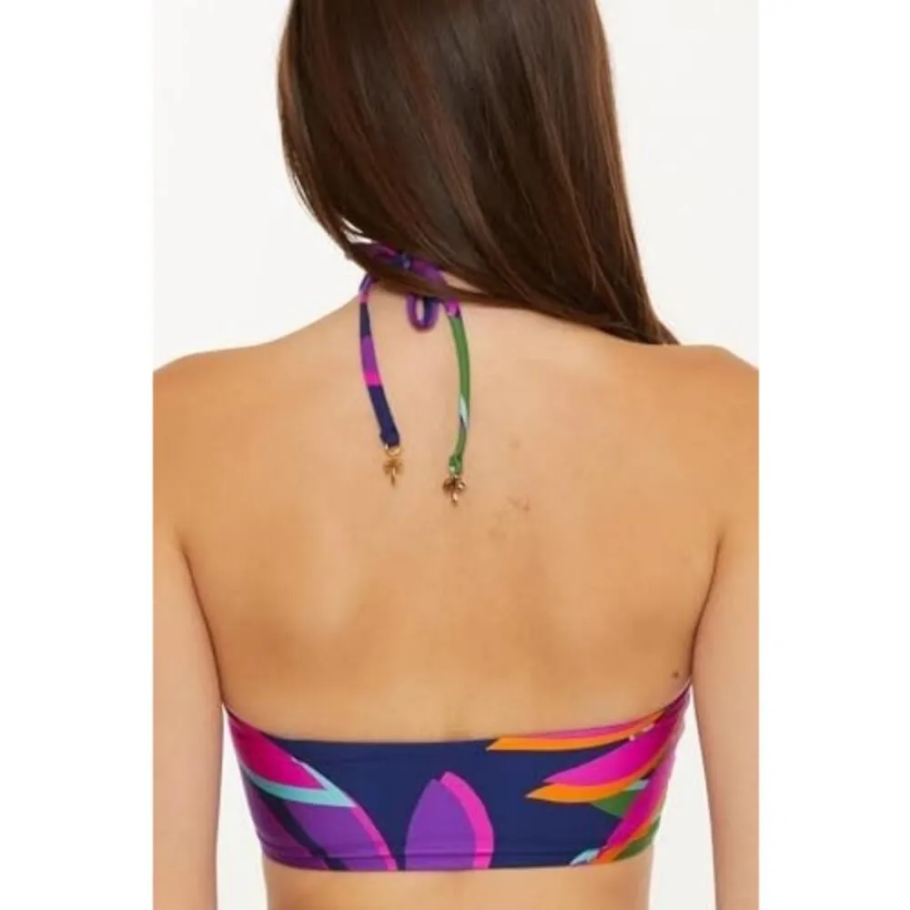 💕TRINA TURK💕 Wailea Reversible High Neck Halter Swim Top ~ Wailea Print 4 NWOT - Image 10