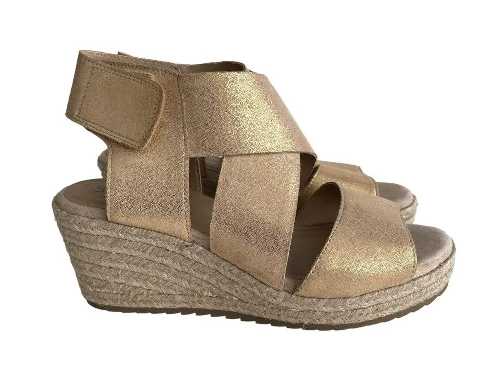 Soul by Naturalizer Oshay Ankle Strap Sandals Women’s Size 9 Espadrille Wedge - Image 2