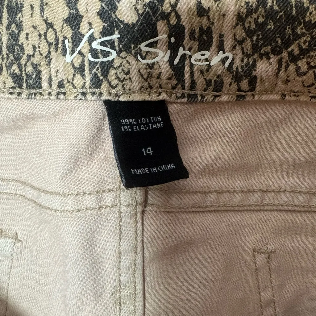 VICTORIA SECRET VS Siren Snake Skin Printed Jeans - Image 6