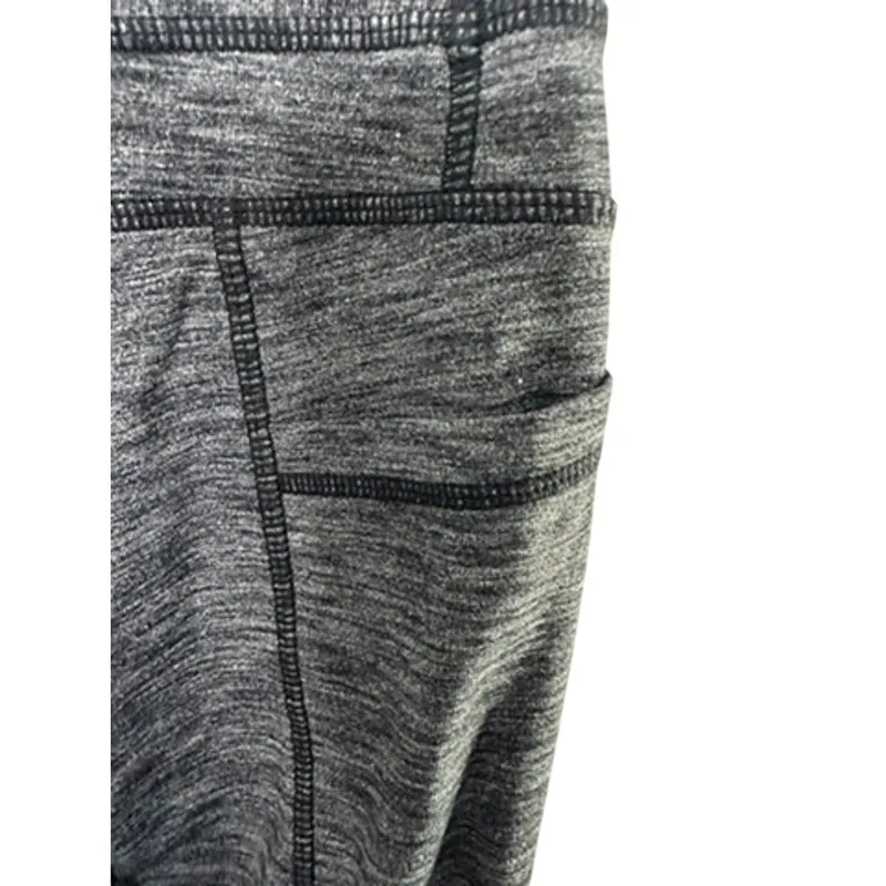 Athleta Heather Gray Excursion Tight Legging Stash Pockets Women's Medium - Image 4