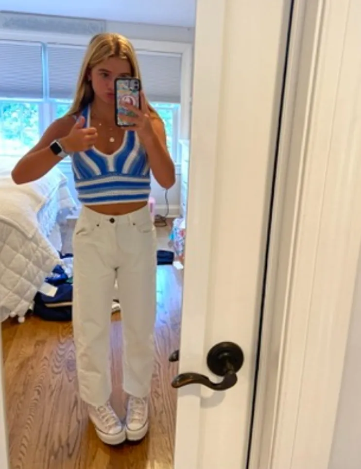 white mom jeans  - Image 3