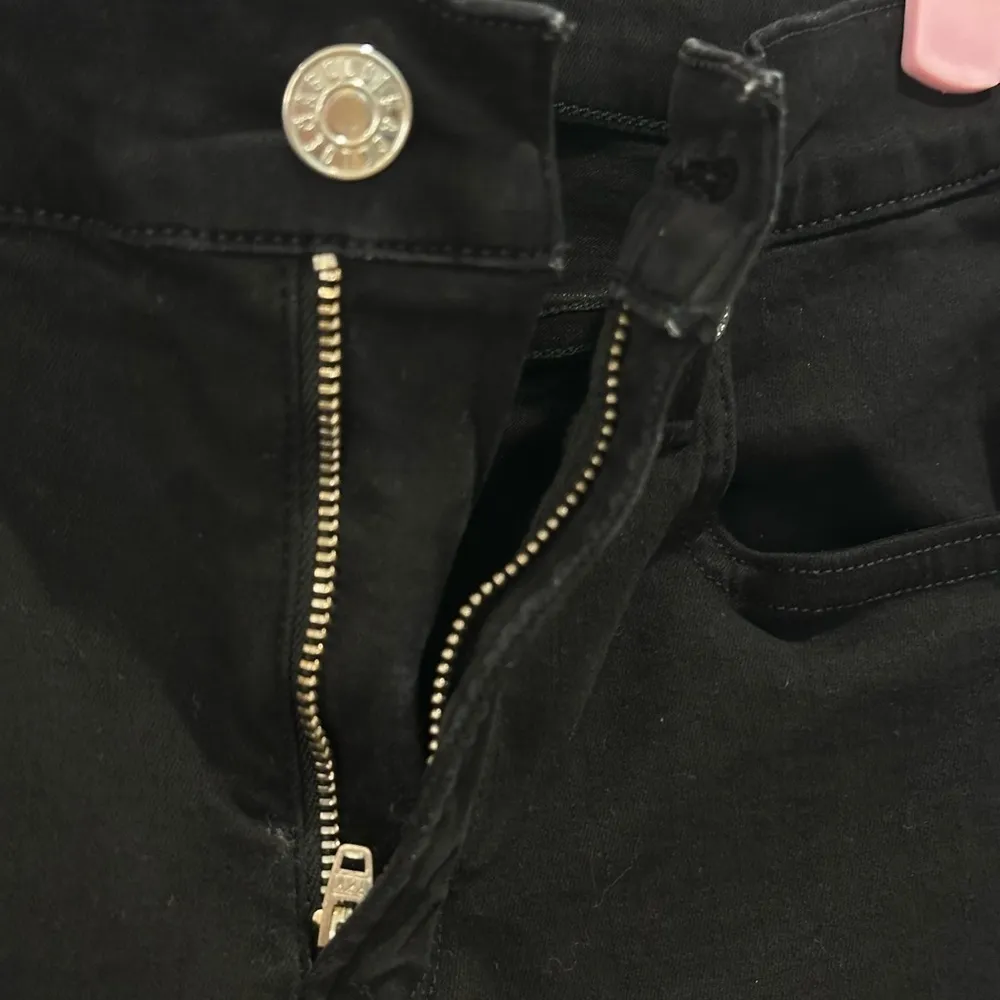 Agolde Filter Free Sophie Crop Skinny Jeans Mid Rise Jet Black Size 25 Stretch - Image 9