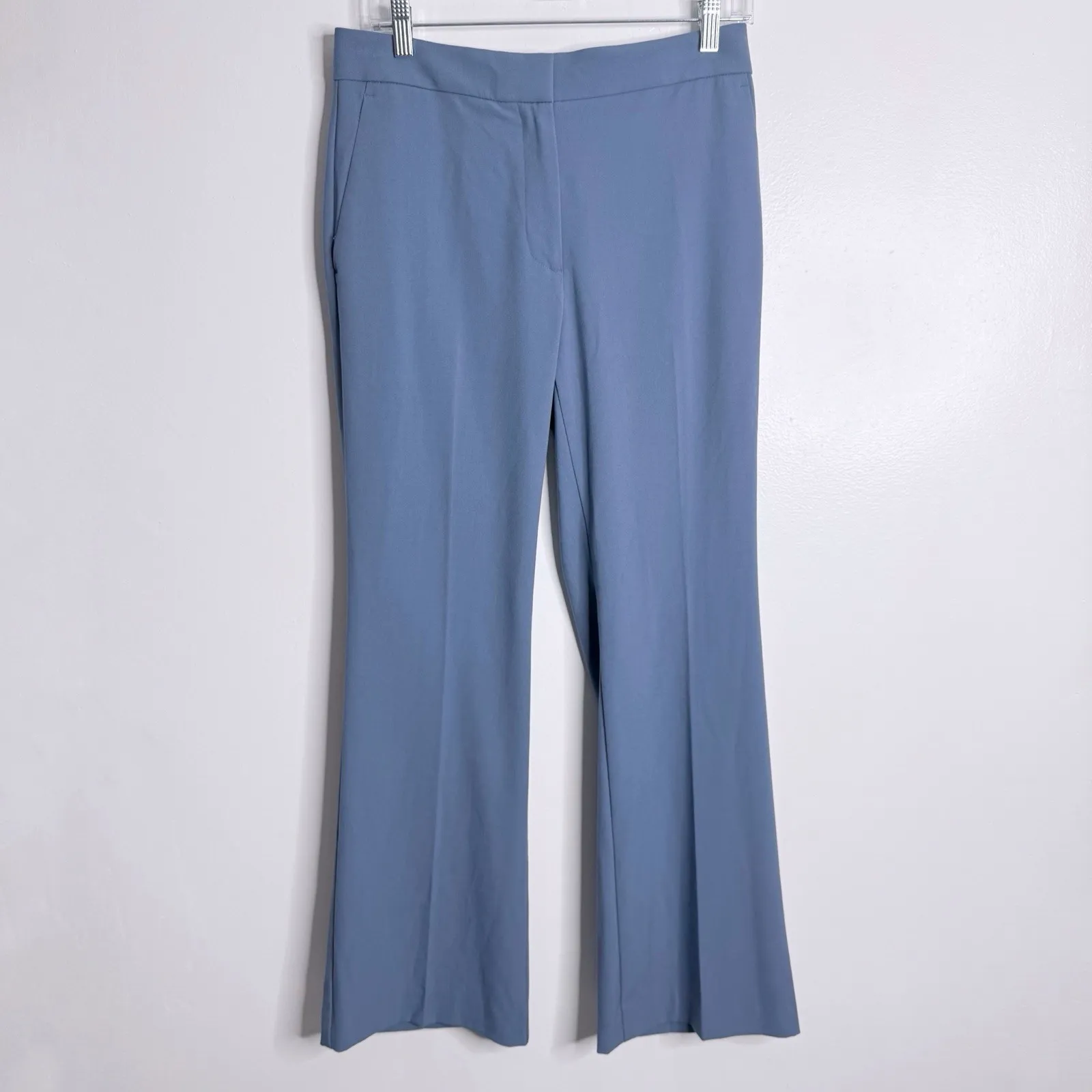 NWOT Ann Taylor 6 Petite High Rise Trouser Pant Seasonless Stretch Sapphire Blue - Image 2