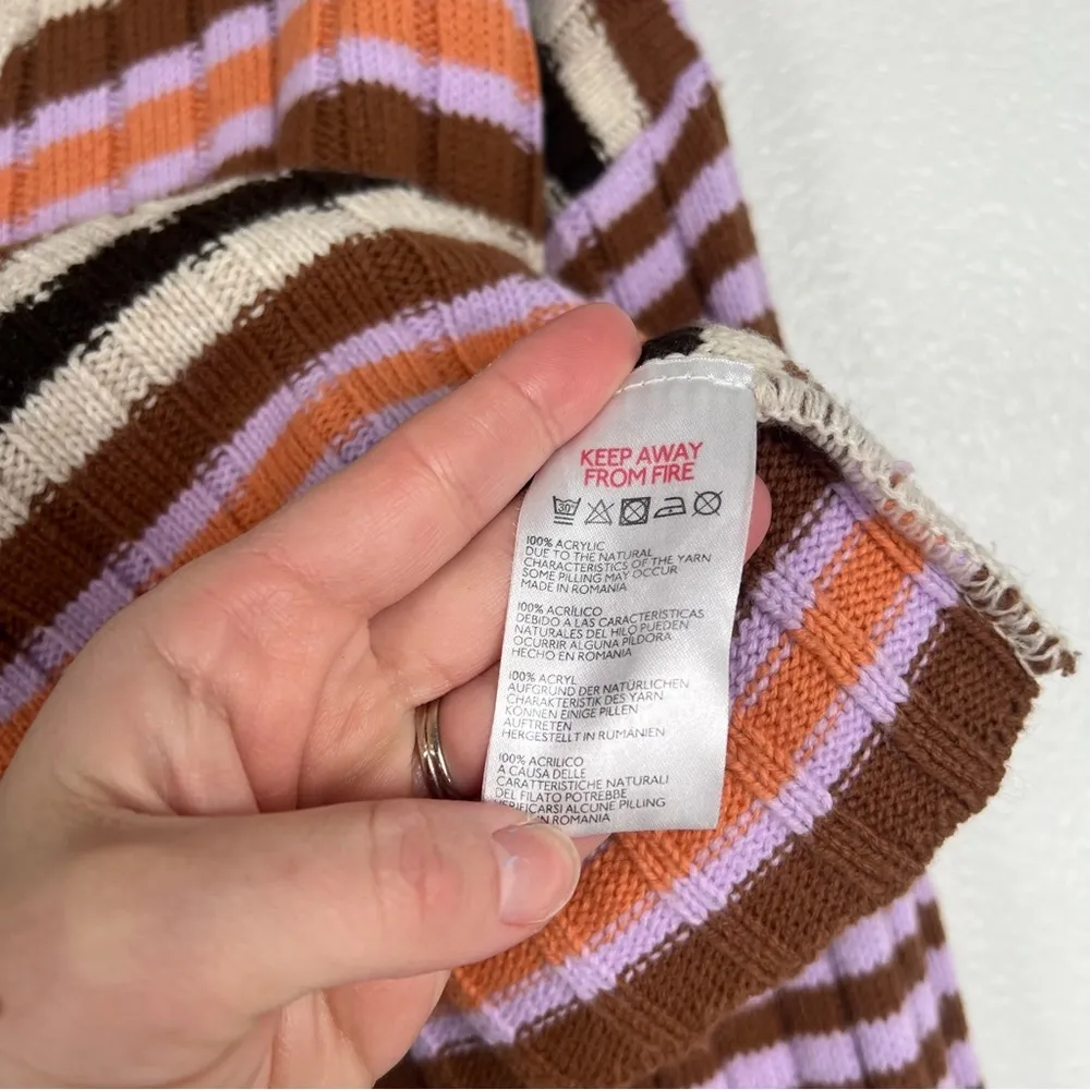 Urban Outfitters BDG Mixed Stripe V Neck‎ Sweater - Image 6