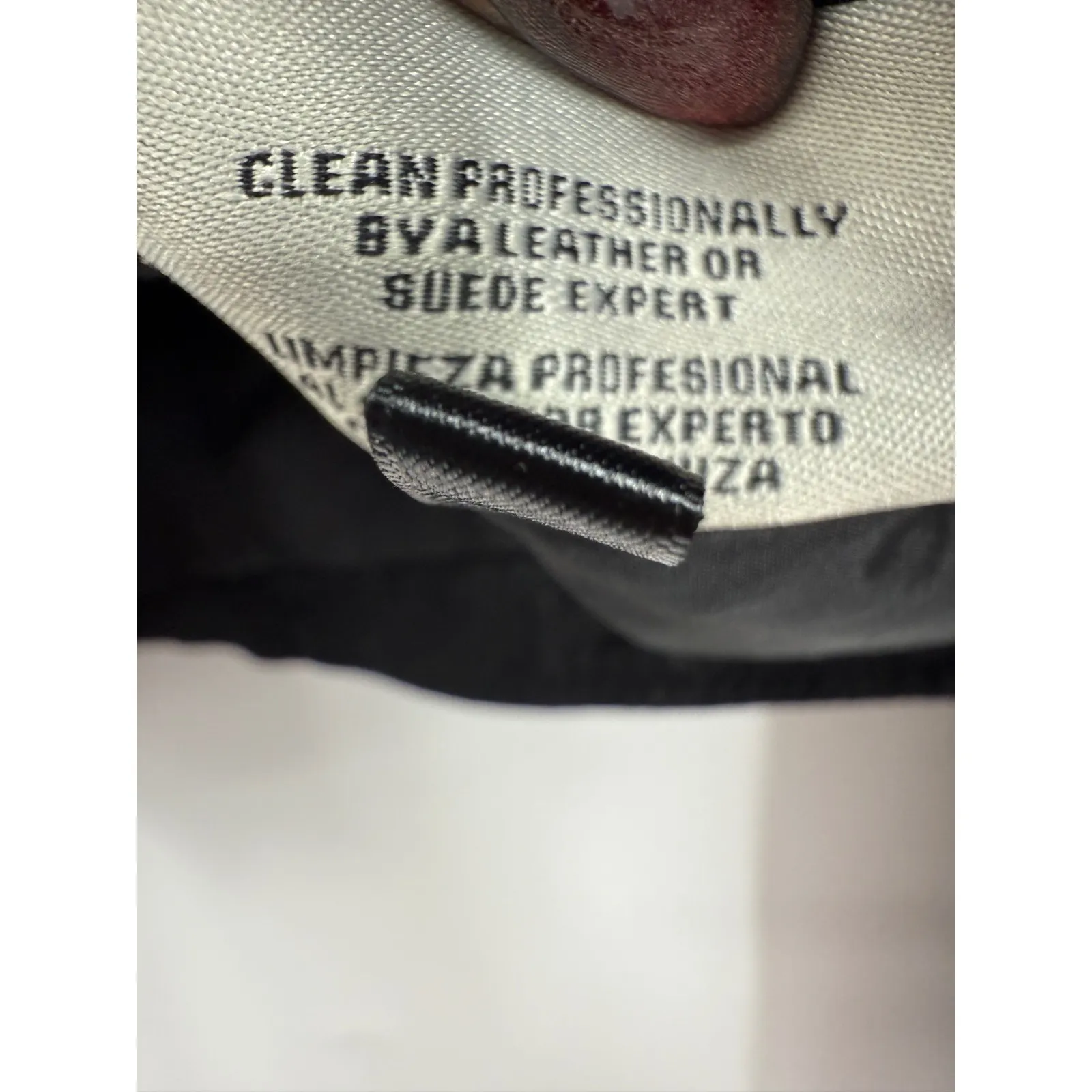 Levis Womens Black Genuine Leather Moto Jacket Size Medium - Image 5