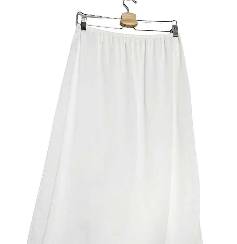 Vintage Fortune White 100% Nylon Scallop Lace Hem Long Slip Size undefined - Image 10