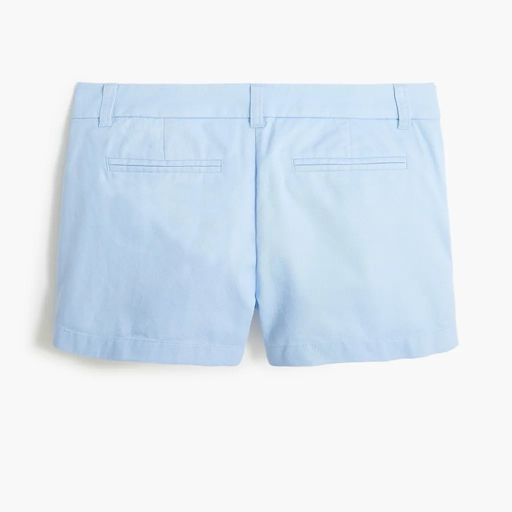 NWT J. Crew factory 3.5" classic chino light blue short Sz 8 - Image 4