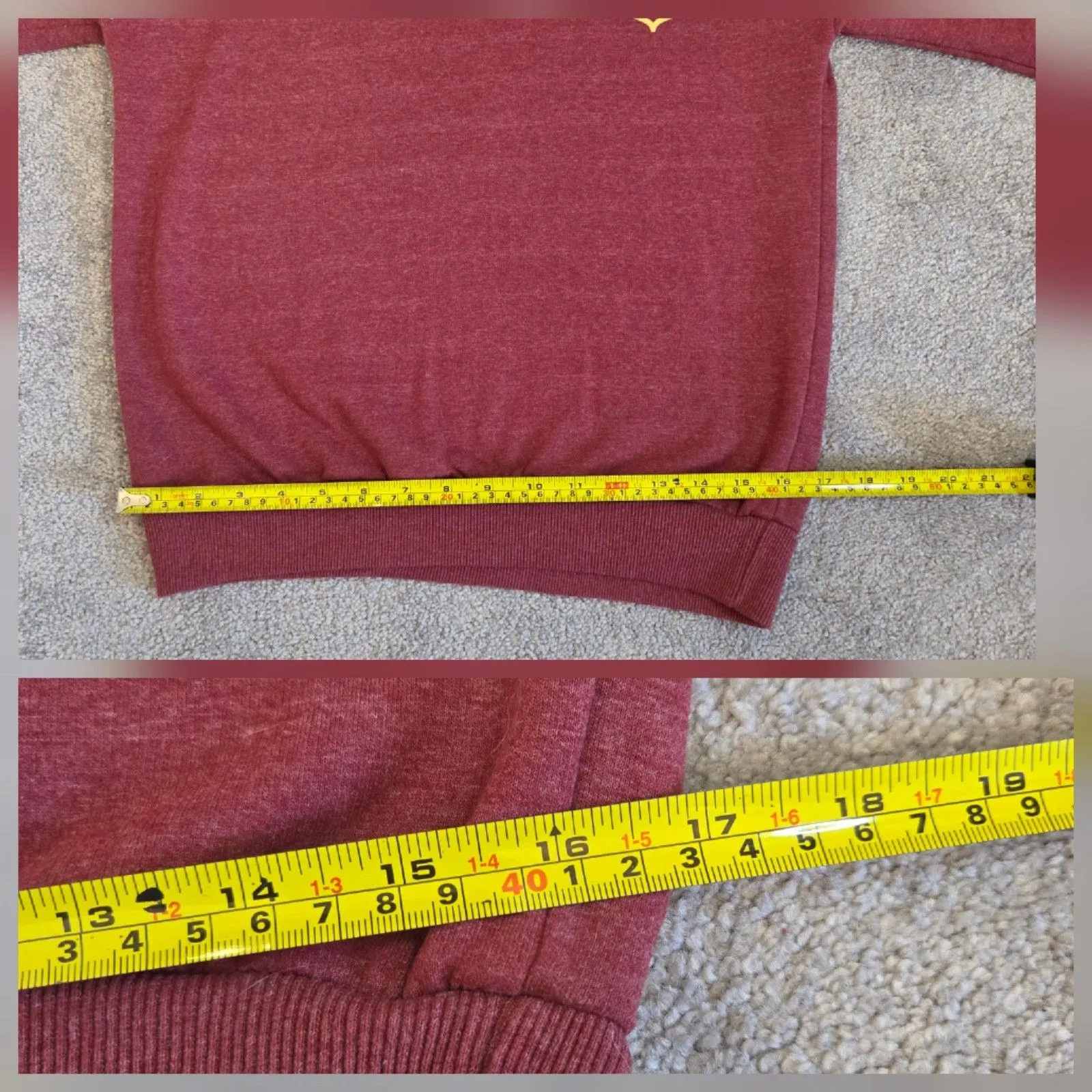 Harry Potter Wizarding World Of Sweatshirt Junior XL Pullover Maroon - Image 9