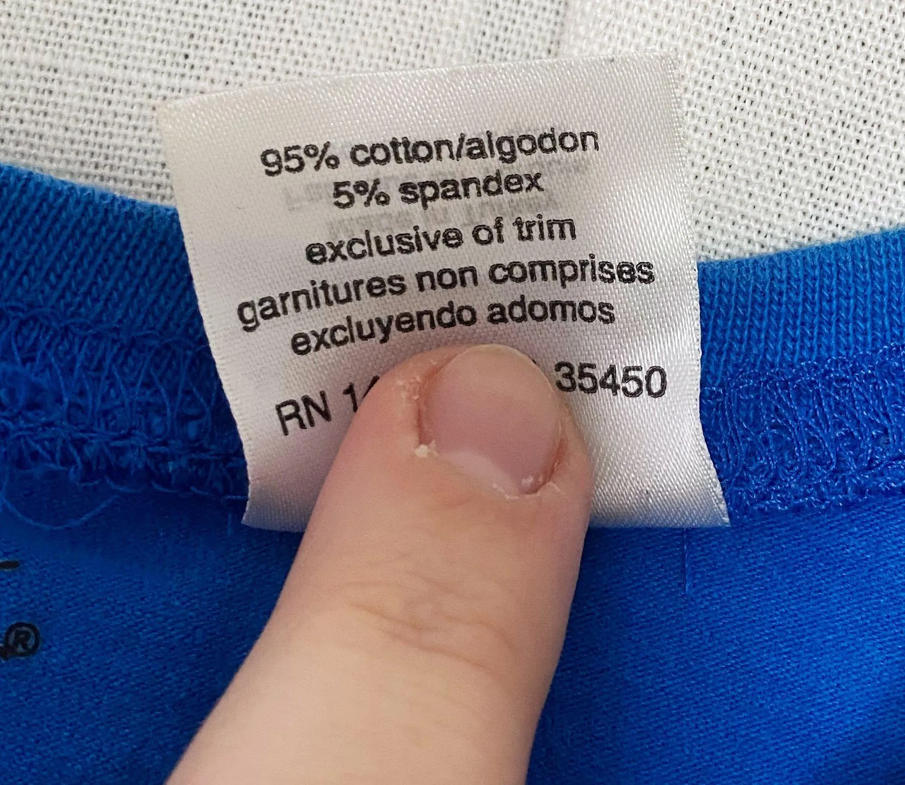 Danskin Blue Cropped Workout Tank Top - Image 5