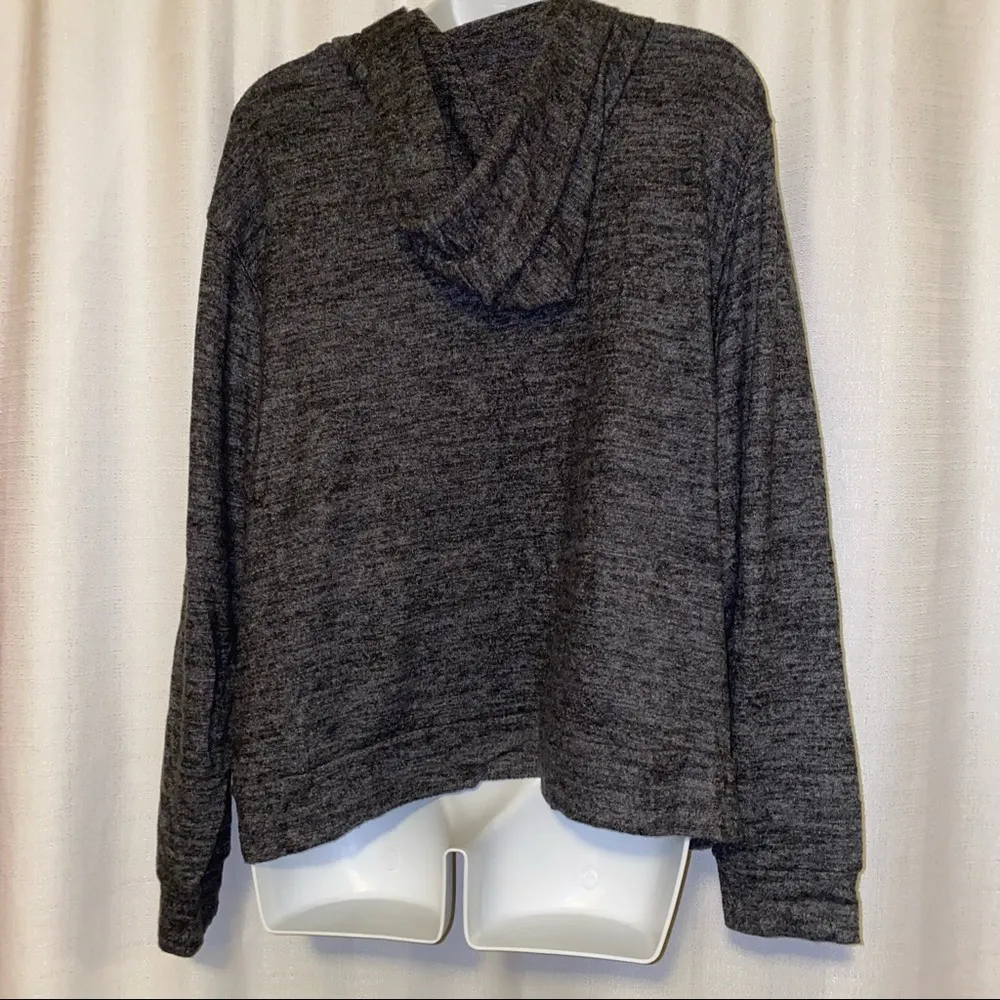 Womens H&M Basics Gray Pull Over Hoodie size XL - Image 5