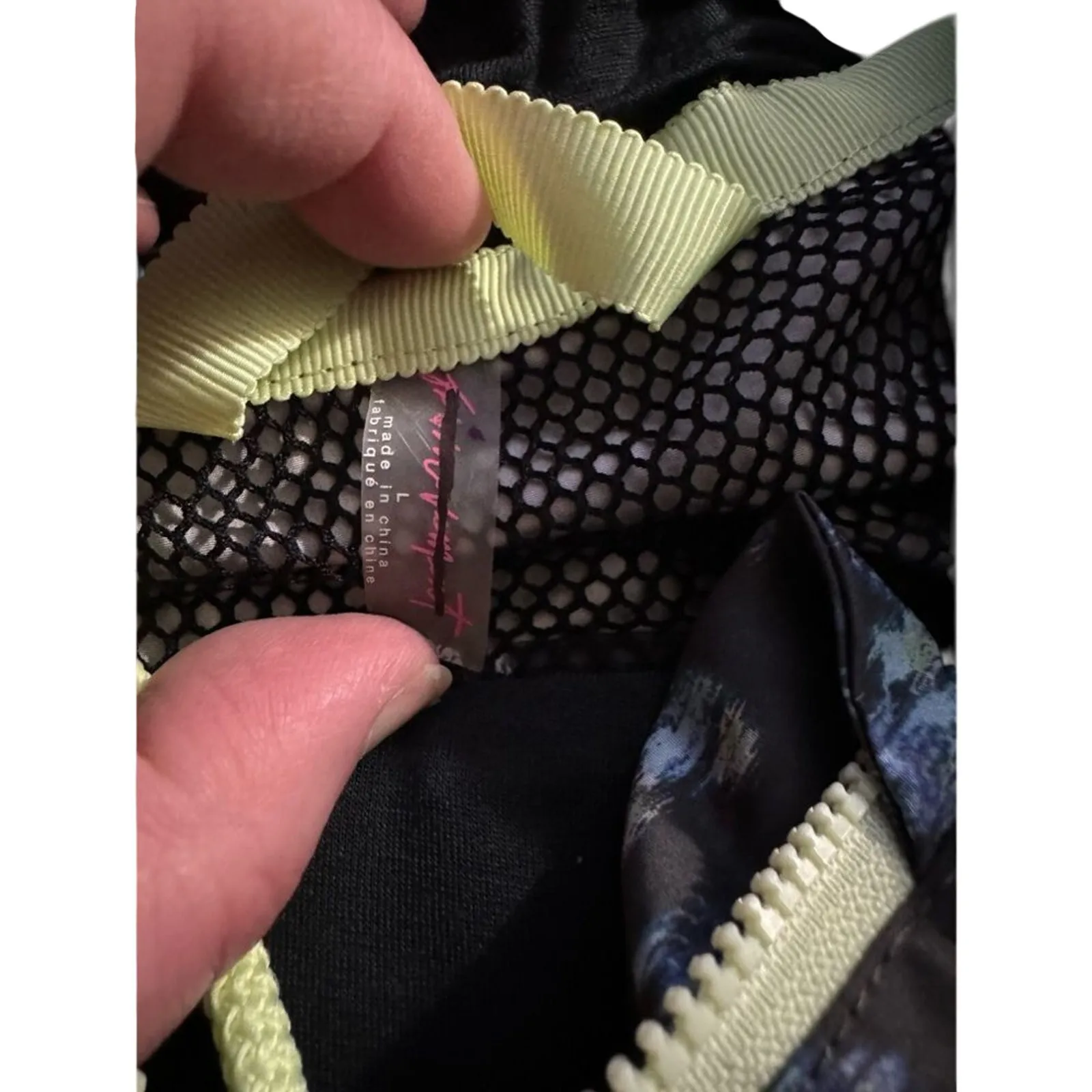 FREE PEOPLE FP MOVEMENT Break My Heart Hooded Jacket Sz L New w/o Tag MSRP $128 Blue Size L - Image 14