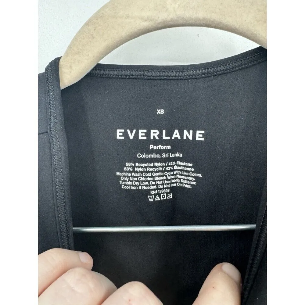 Everlane The‎ Perform Tank Top Black Sz XS Women's Athleisure Sleeveless NEW - Image 4