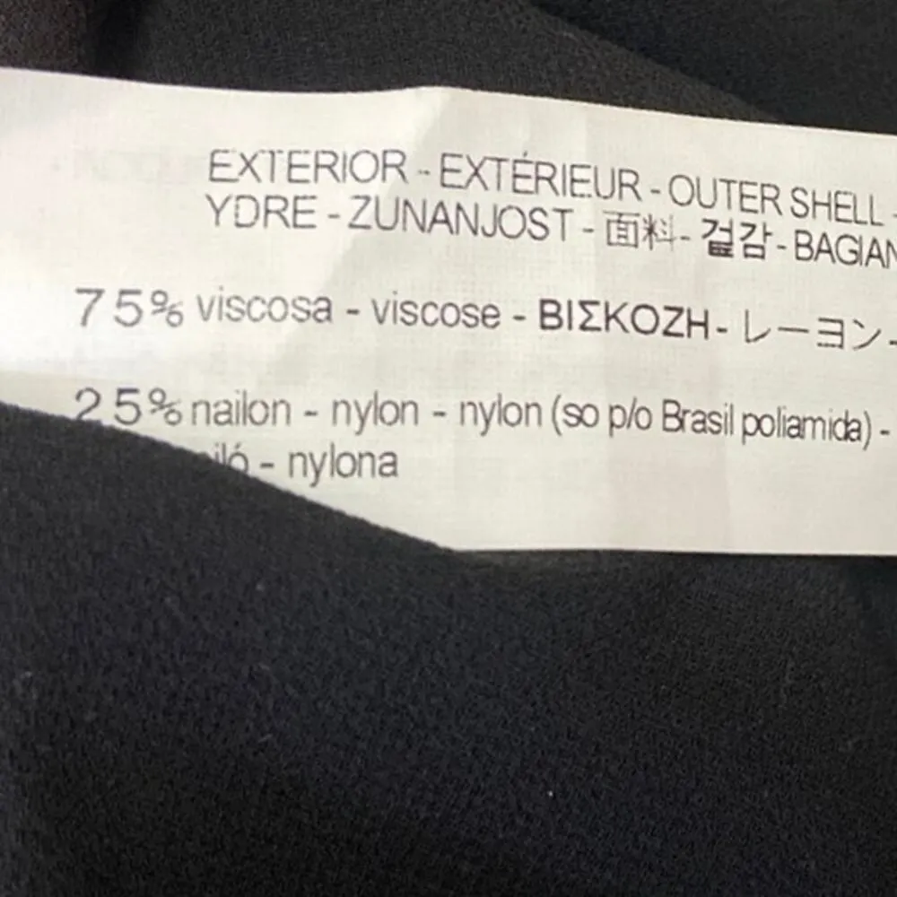 Zara Black Velvet Velour Animal Print Sleeveless Cami Mini Top Tunic Dress Sz XS - Image 8