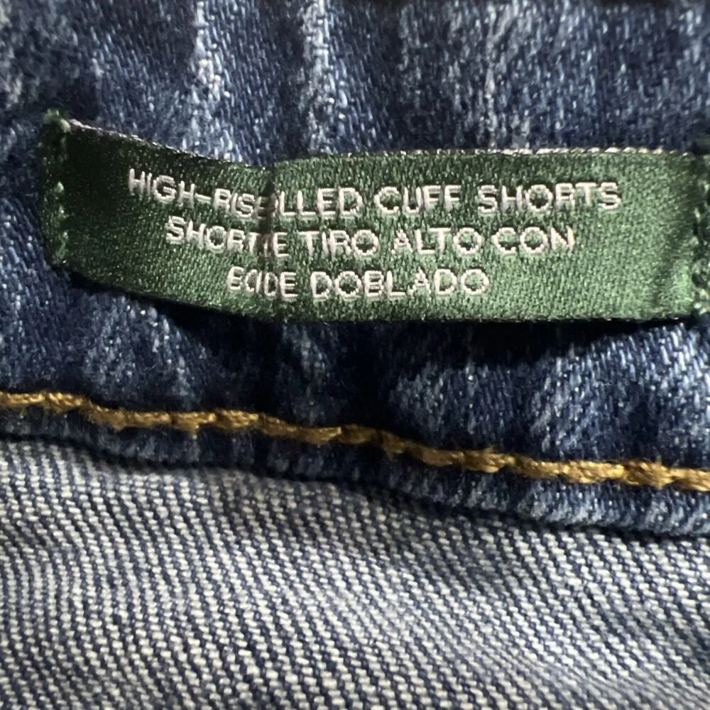 Wild Fable Women's High-Rise Rolled Cuff Jean Shorts 4 New - Image 3