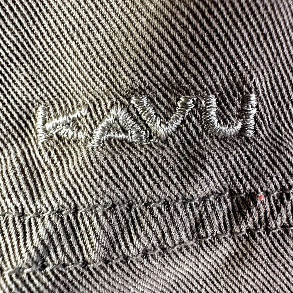 KAVU  Drawstring Shorts Pockets Stitch Logo Stretch Casual Beach Brown Medium - Image 2