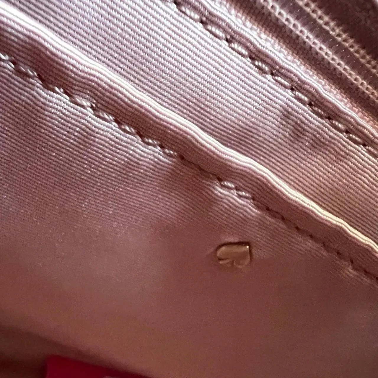 Kate Spade New York Pink Bloom Quilted Leather Backpack - Image 6