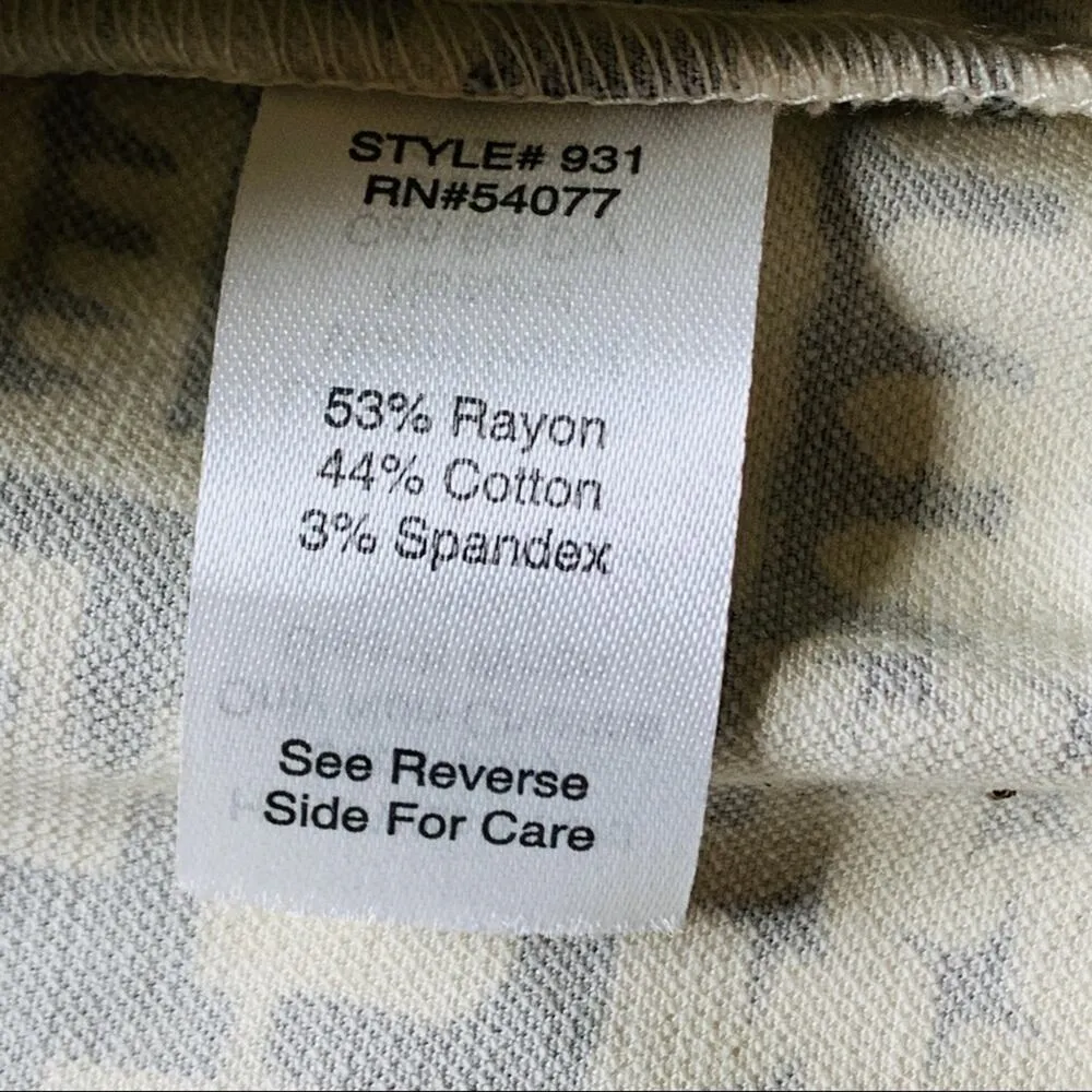 CAbi Jacket Black Cream Houndstooth Short Sleeve Zip Front Medium NWOT - Image 12