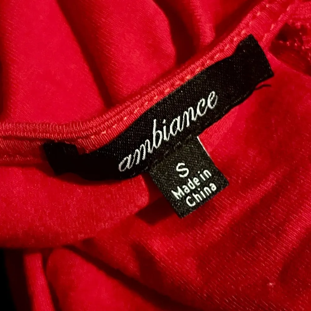 Ambiance Red Lace Bodysuit Women’s S Y2K Vampy Goth Romantic Lace Trim - Image 6