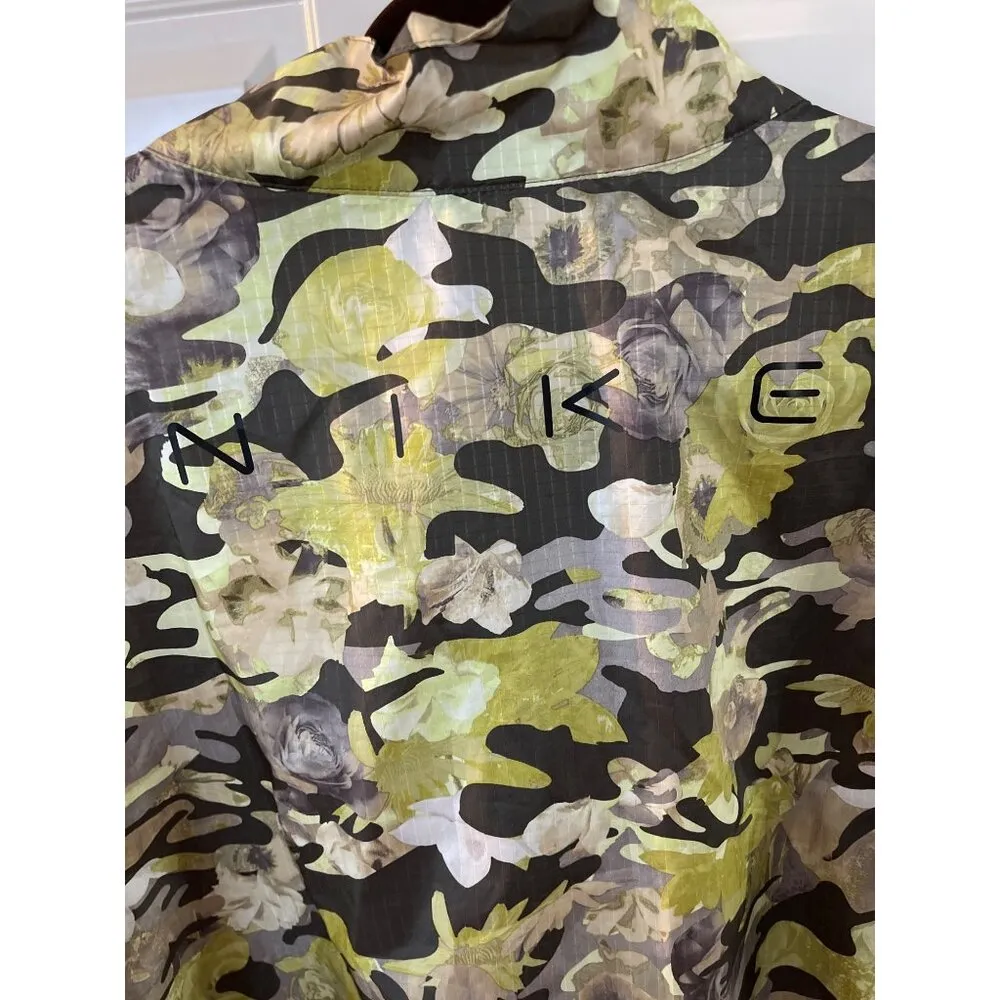 Nike Women Sportwear Full Zip Jacket Floral Camo Windbreaker Oversize Sz 1x plus - Image 8