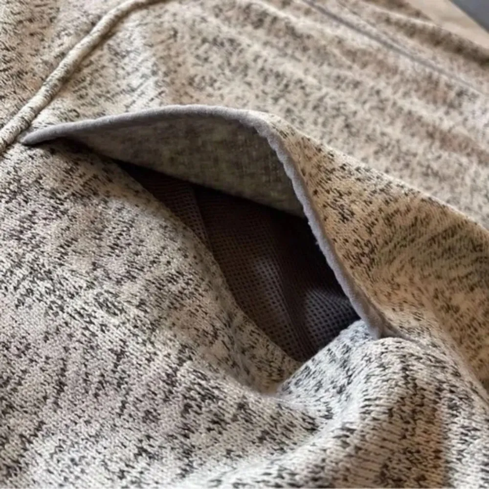 Kyodan 1/4 Zip Heather Grey Kangaroo Pocket Pullover - Image 5