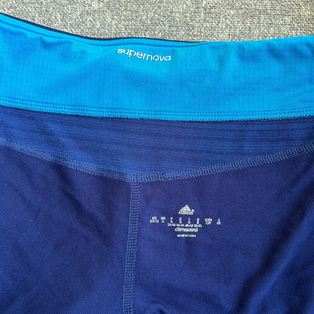 Adidas Supernova Blue Gym shorts size small - Image 4