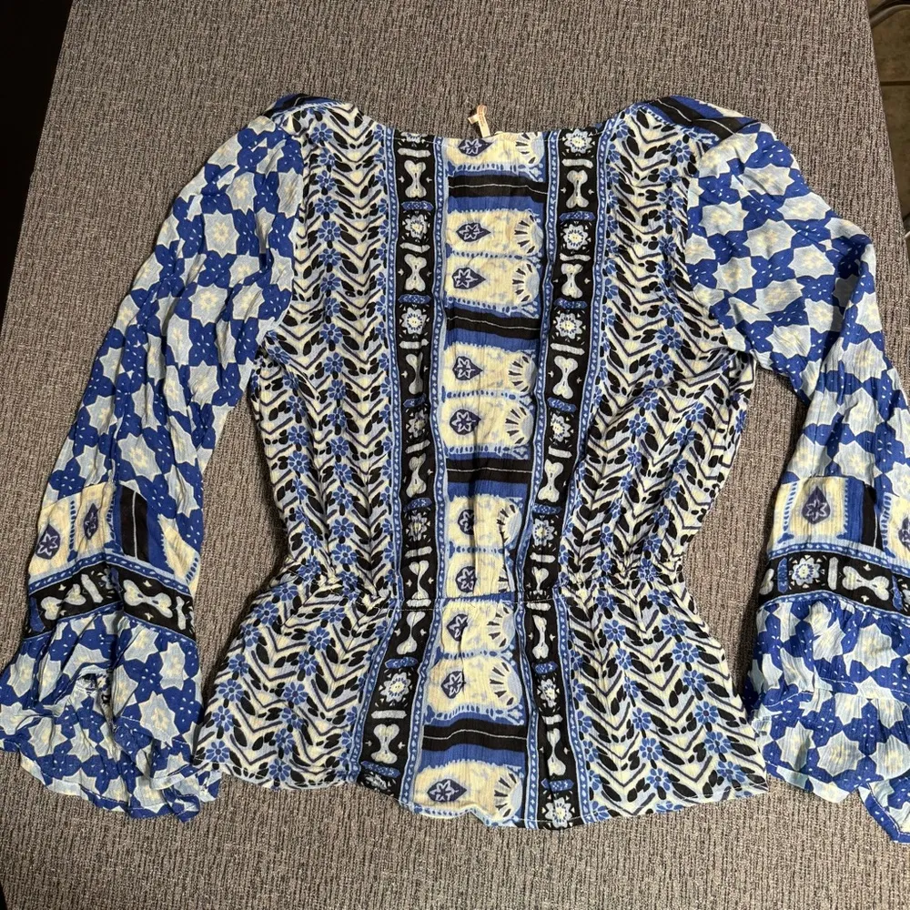 Free People Rosalie Wrap Top - Image 6