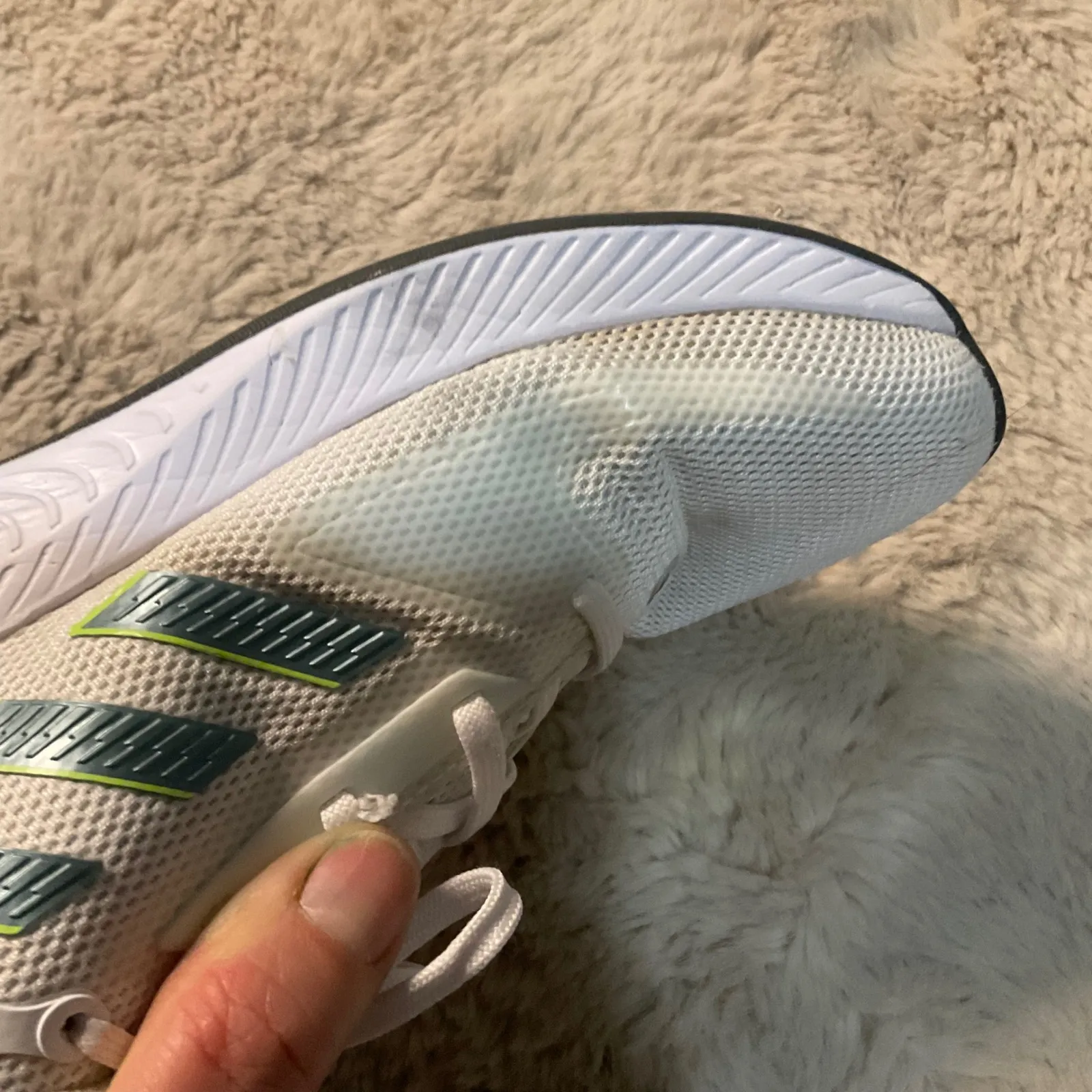 Adidas Runfalcon 2.0 Size 8 Running Shoes White Tennis Shoes‎ Athletic - Image 10