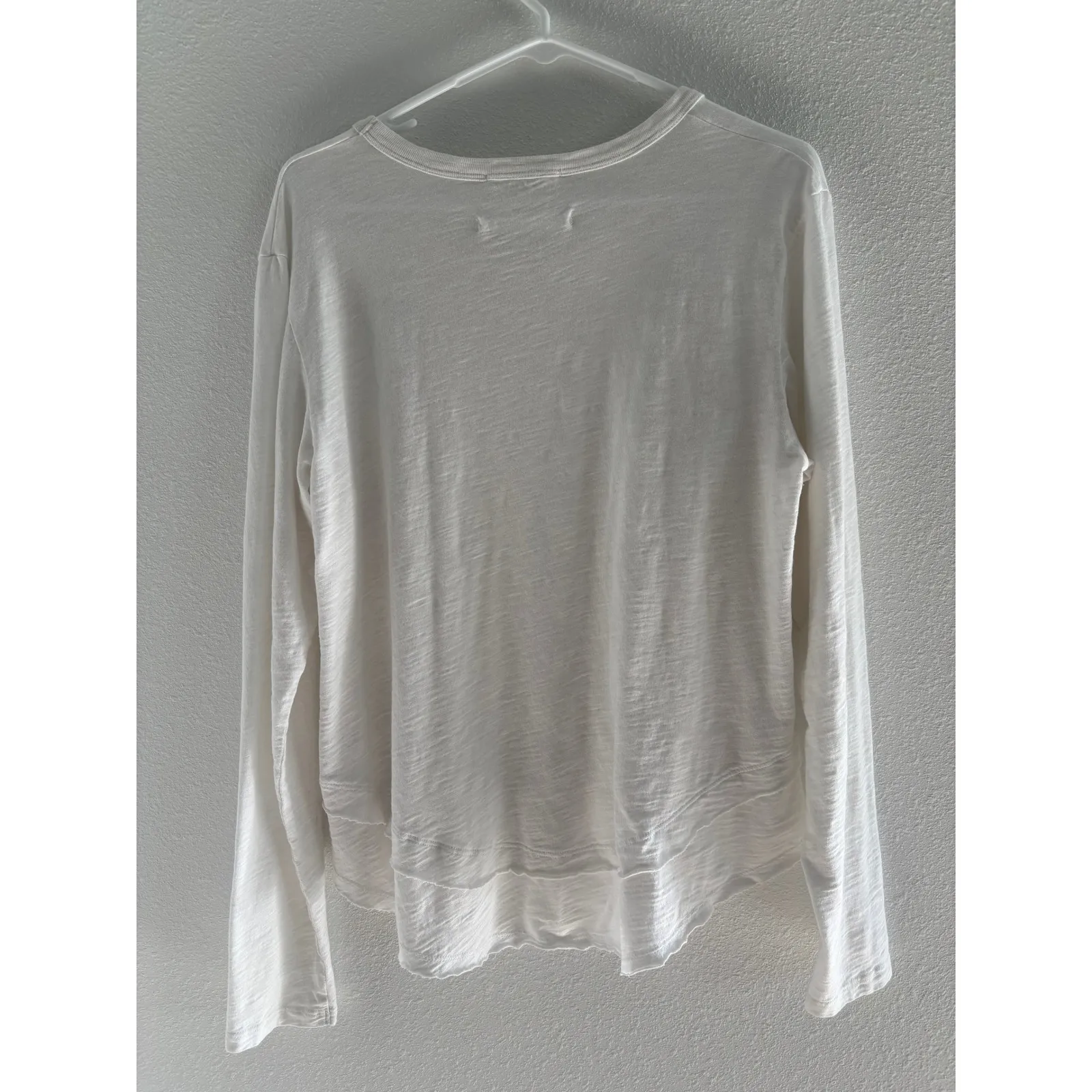 Chrldr Shirt Womens‎ Large White Long Sleeve Capsule Minimalist Luxury Sporty - Image 2