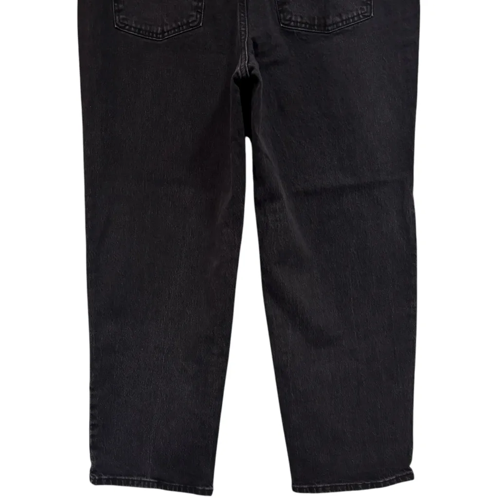 Universal Thread Black Distressed Vintage Straight Denim Jeans Size 16 NWT - Image 12