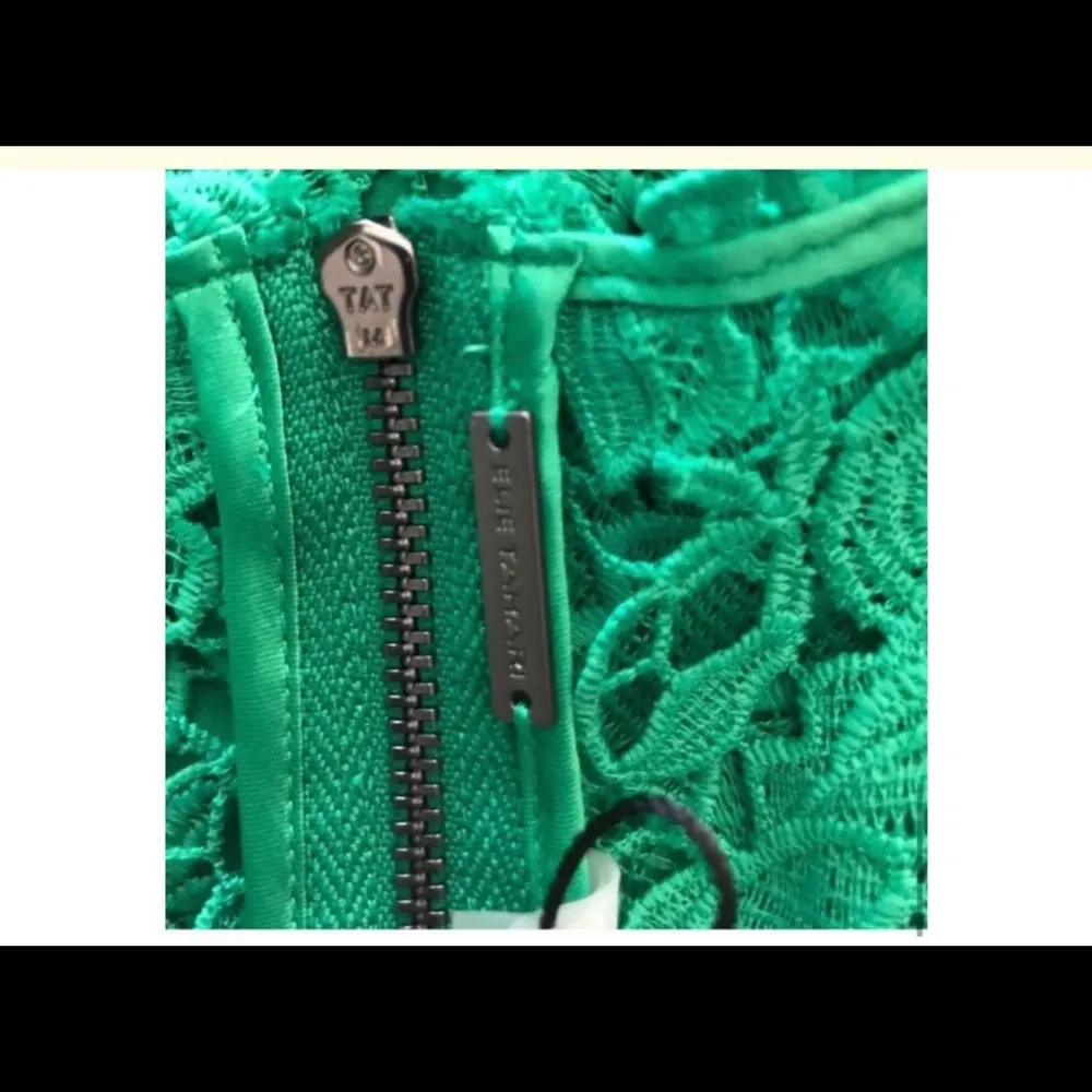 NWT Elie Tahari green lace dress - Image 5