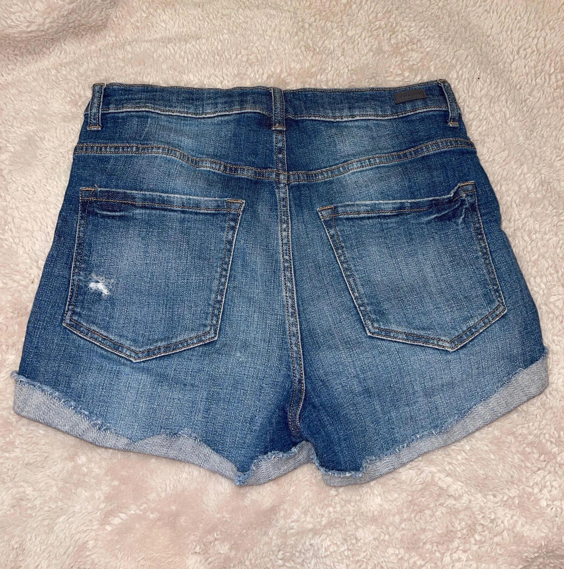 SP Black Jean Shorts - Image 2