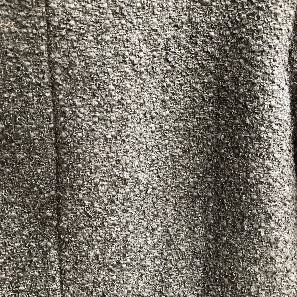 Black Tweed Cropped Jacket Blazer S - Image 4